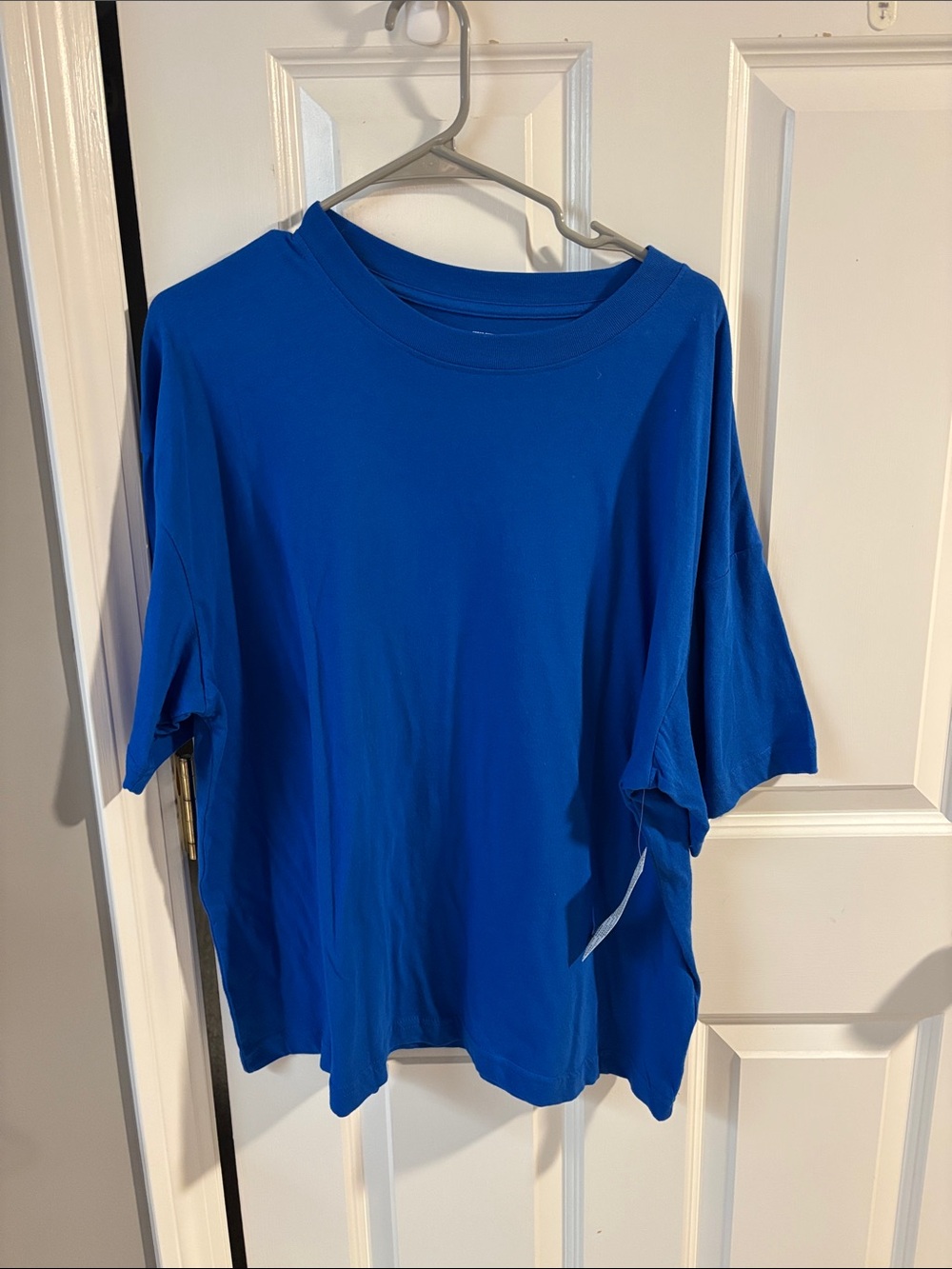 Urban Outfitters Men's Short Sleeve Tee in Bright Blue